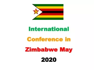 International Conference in Zimbabwe May 2020