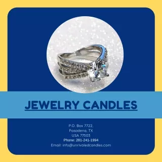 Jewelry Candles | Jewelry Candles Company | Unrivaled Candles