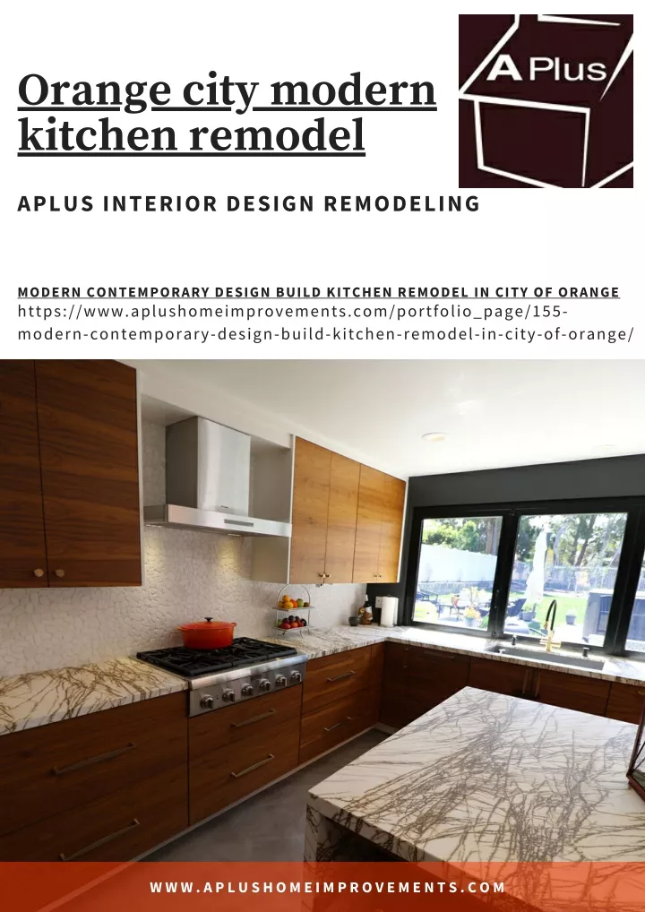 orange city modern kitchen remodel