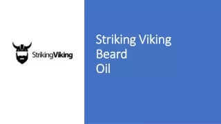 Striking Viking Beard Oil