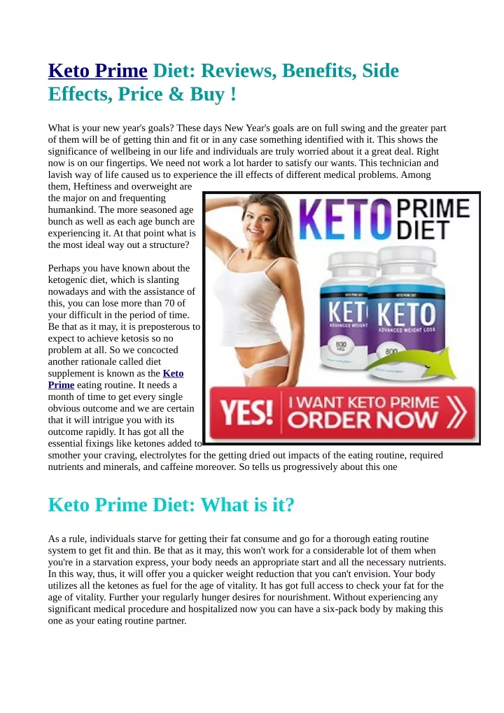 keto prime diet reviews benefits side effects