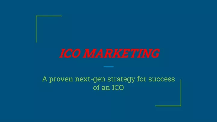 ico marketing