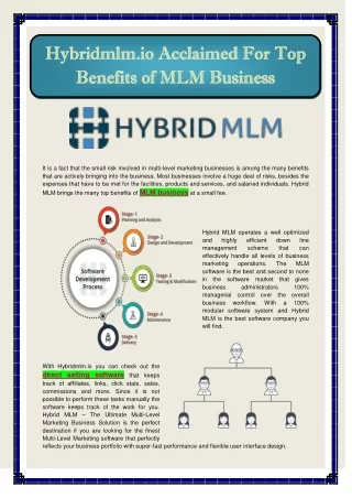 Hybrid MLM Software - PowerPoint PPT Presentation