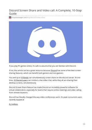 Discord Screen Share and Video call: A Complete, 10-Step Guide