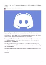Discord Screen Share and Video call: A Complete, 10-Step Guide - slide 1