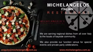 Modern Australian-Italian Restaurant for All Your Function Venue Needs