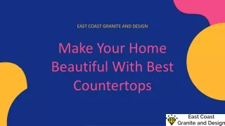 Make Your Home Beautiful with Best Countertops