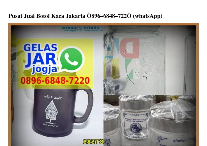 pusat jual botol kaca jakarta 896 6848