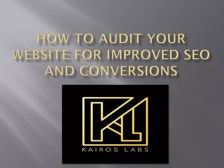 how to audit your website for improved seo and conversions
