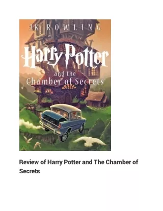 Review of Harry Potter and The Chamber of Secrets