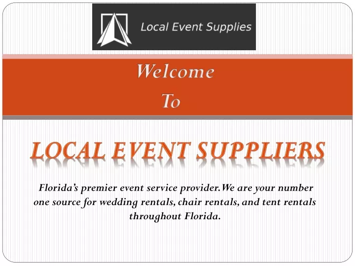 florida s premier event service provider