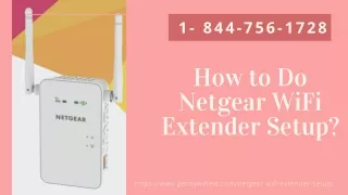 Setup WiFi Extender Netgear | Netgear WiFi Booster –Call Now
