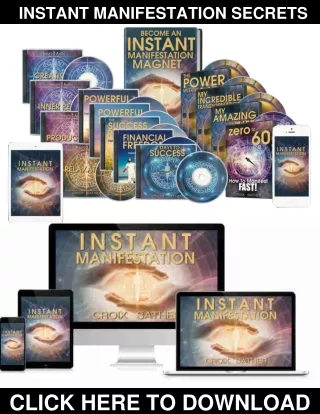 Instant Manifestation Secrets PDF, eBook by Croix Sather