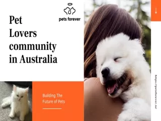 Pet lovers community in Australia