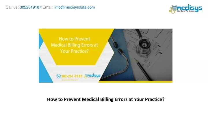 how to prevent medical billing errors at your practice