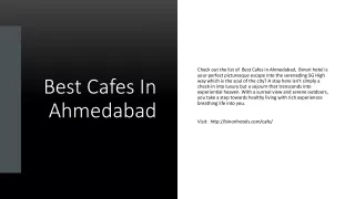 best cafes in ahmedabad