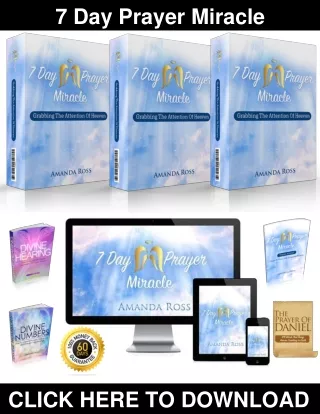 7 Day Prayer Miracle PDF, eBook by Amanda Ross