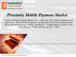 proximity mobile payment market