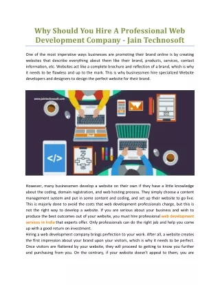 why should you hire a professional