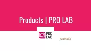 Products | PRO LAB