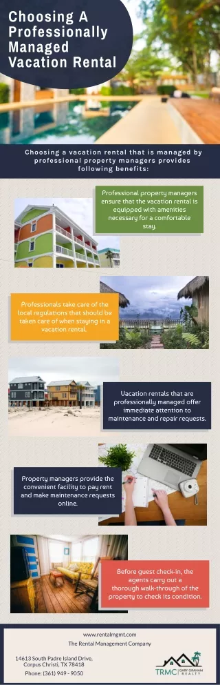 choosing a professionally managed vacation rental