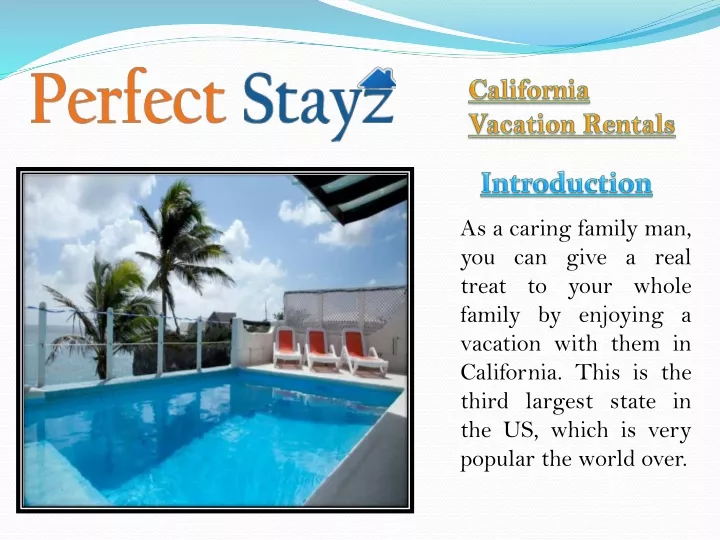 california vacation rentals