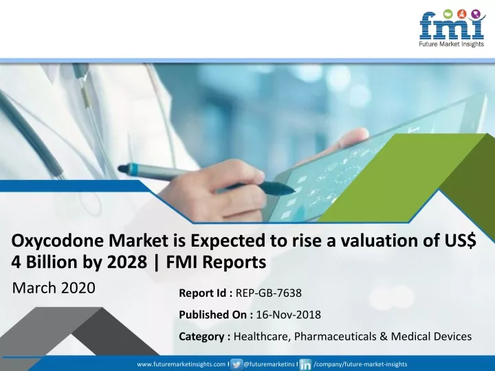 oxycodone market is expected to rise a valuation