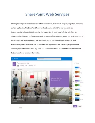 SharePoint Web service 2010, 2013, 2017, 2019