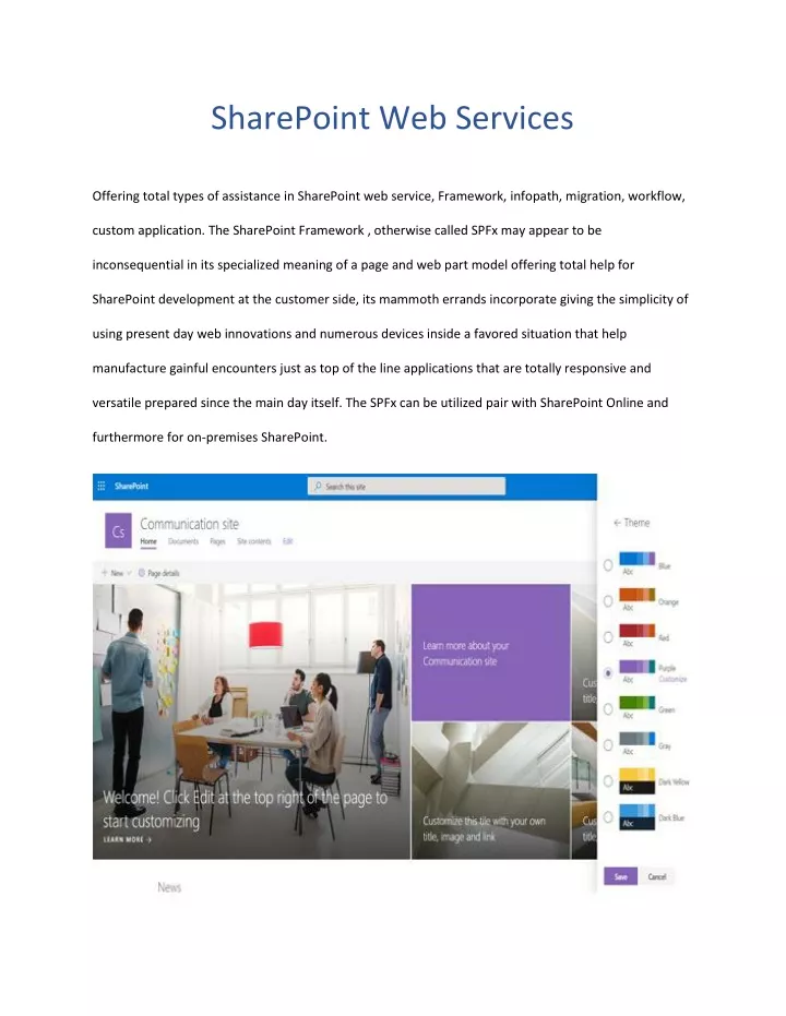 sharepoint web services