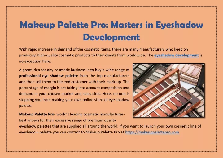 makeup palette pro masters in eyeshadow