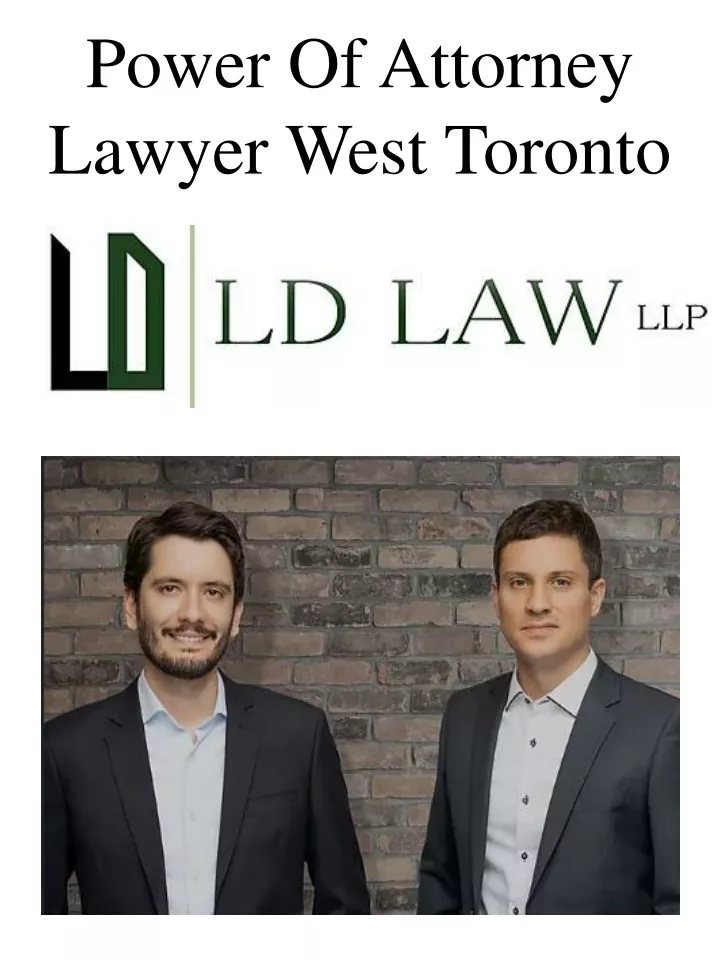 power of attorney lawyer west toronto