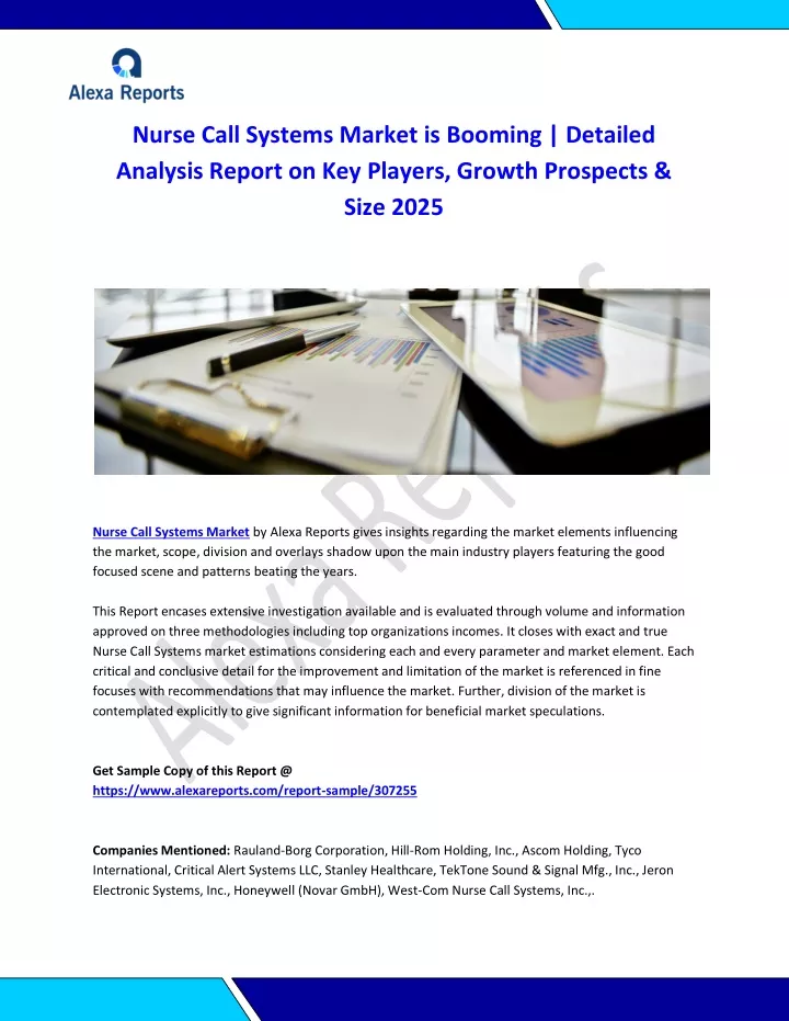 nurse call systems market is booming detailed