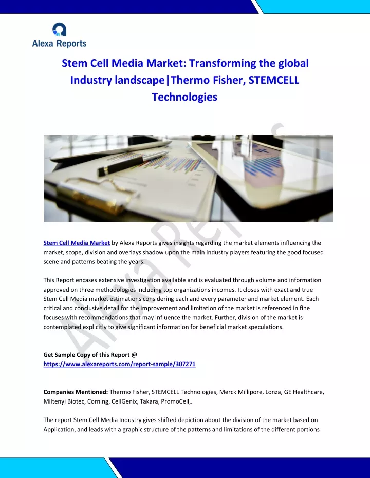 stem cell media market transforming the global