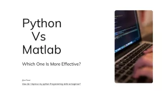 python vs matlab