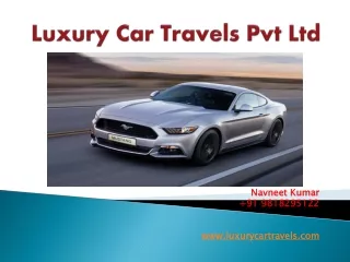 Luxury Car Travels in Ahmedabad