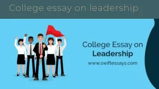 college essay on leadership