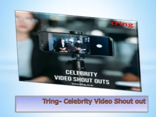 Get Birthday wishes from Celebrity and receive Celebrity Shout out – Tring