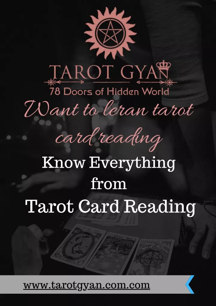 want to leran tarot card reading know everything