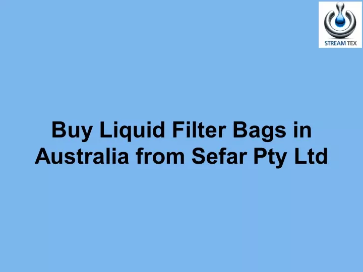 buy liquid filter bags in australia from sefar