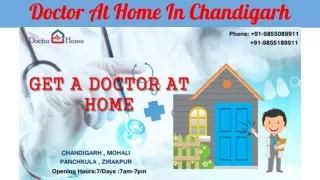 Doctor At Home in Chandigarh,Mohali,Panchkula | Home Visit Doctor