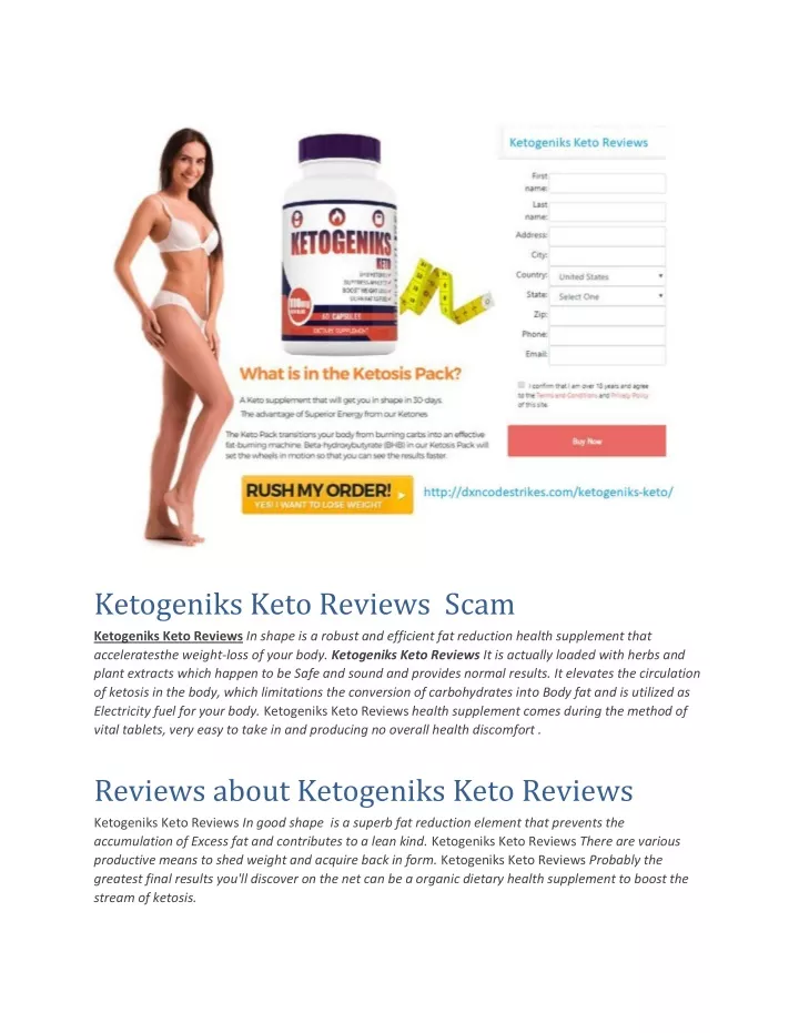 ketogeniks keto reviews scam