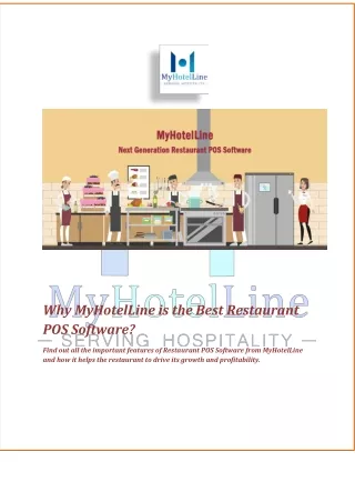 Why MyHotelLine is the Best Restaurant POS Software?