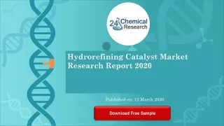 hydrorefining catalyst market research report 2020