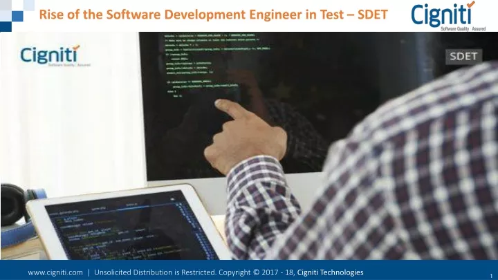 rise of the software development engineer in test