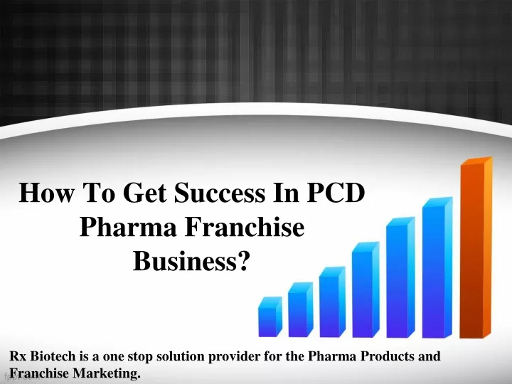 how to get success in pcd pharma franchise