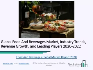 global global food and beverages food