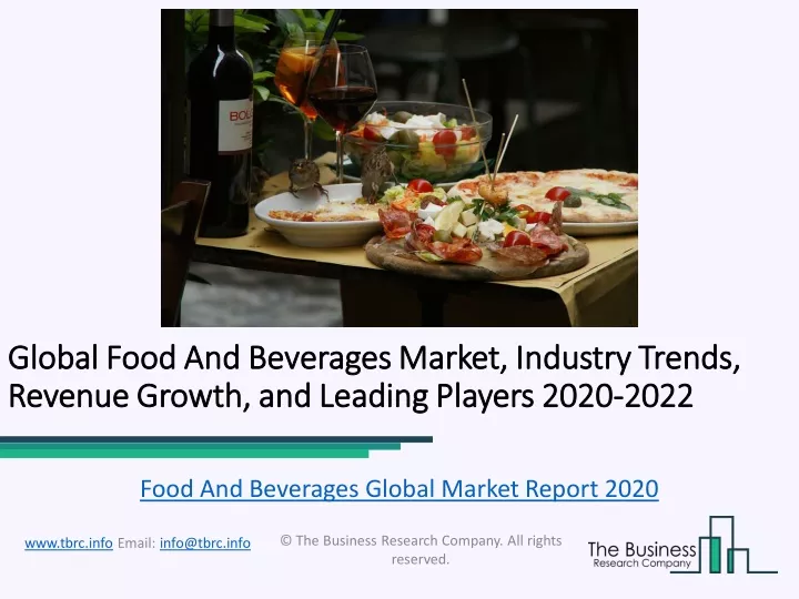 global global food and beverages food