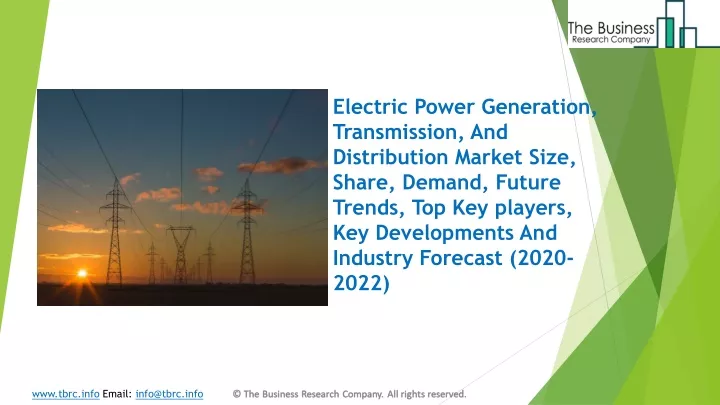 electric power generation transmission