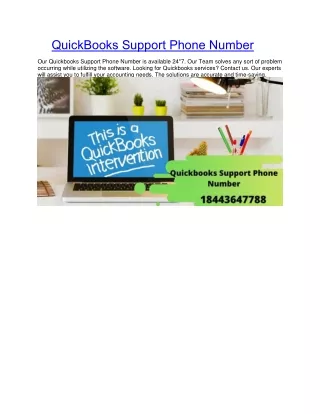 quickbooks support phone number our quickbooks