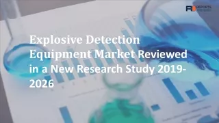 explosive detection equipment market reviewed